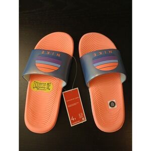 Nike Kawa Slide SE 2 GS PS Sunset Dk Purple Dust Bright Mango DA2638-500 4Y